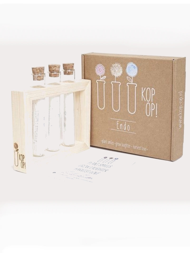 Reageerbuisje met groeipapier Endo