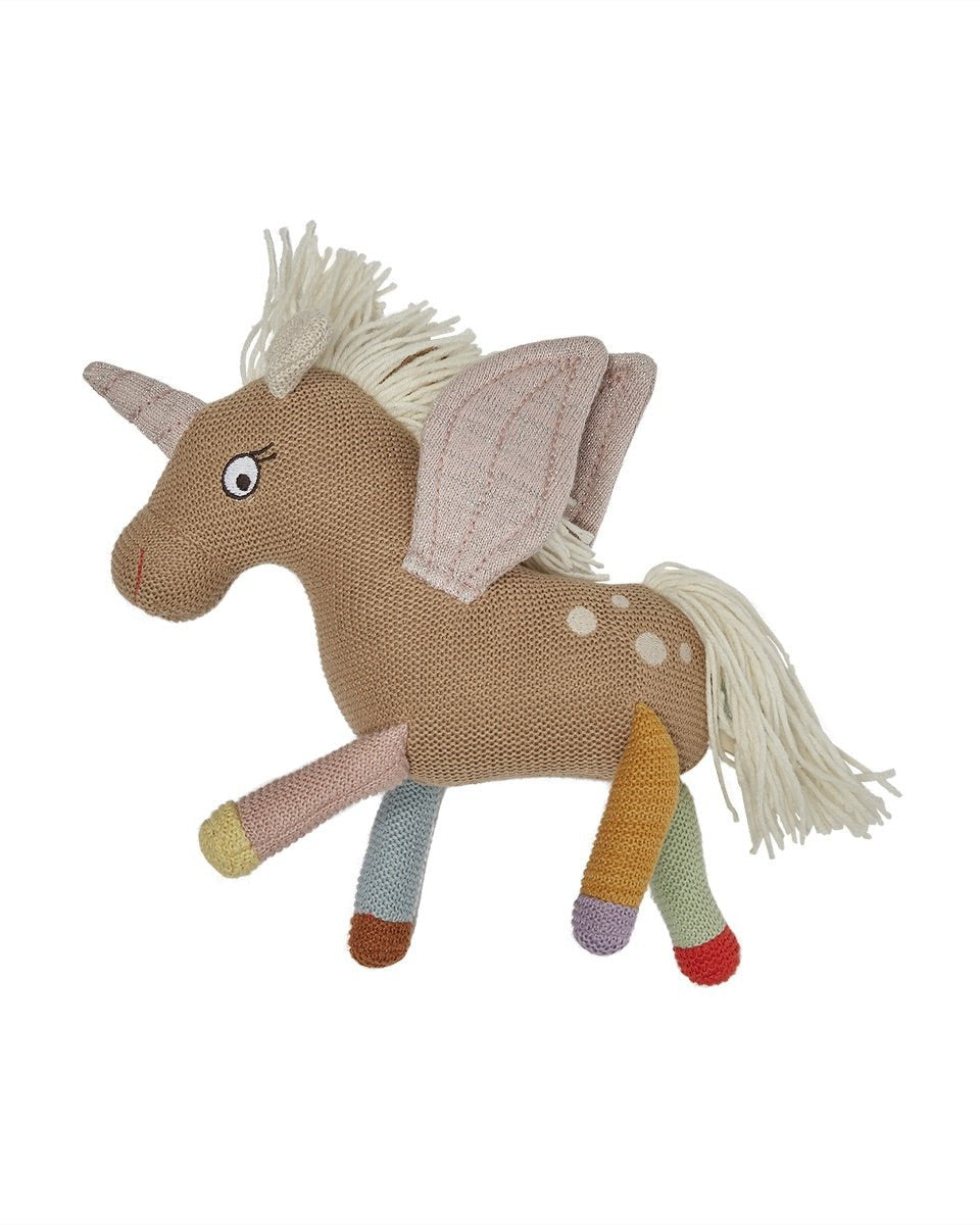 Katoenen eenhoorn knuffel Umm