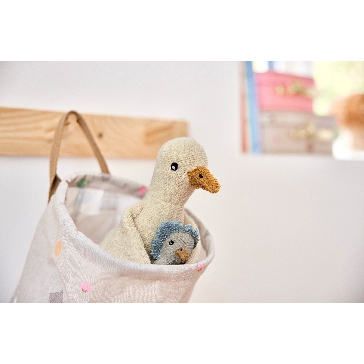 Dora & Baby Dolli Duck knuffel als decoratief knuffeltje in babykamer