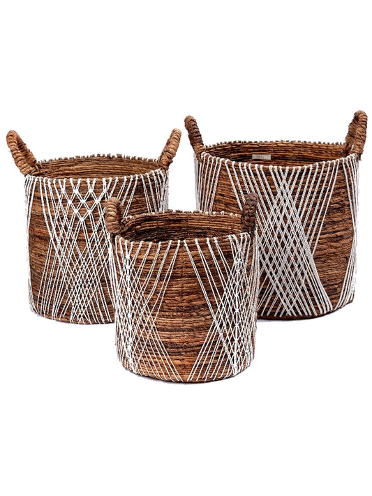 Productfoto Geweven manden Juwana