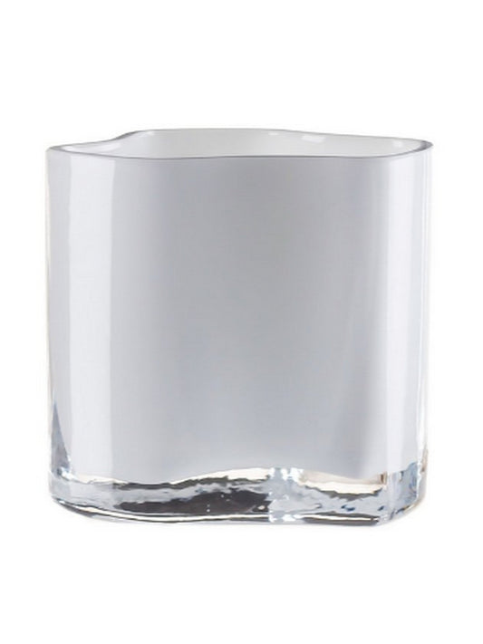 Afbeelding van een niet transparante witte glazen schaal