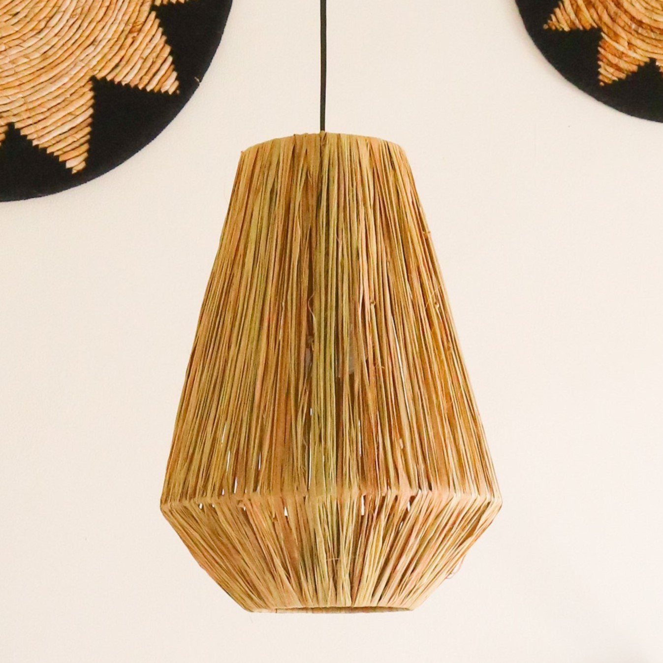 Raffia hanglamp Endah