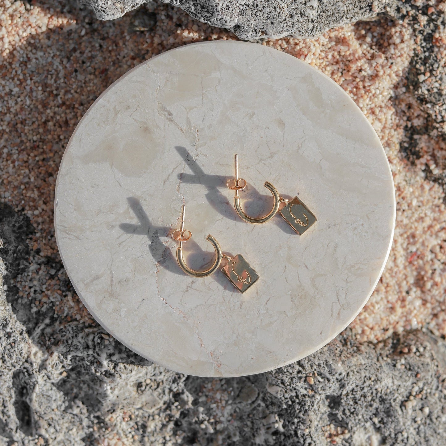 Productfoto Gouden Hangoorbellen