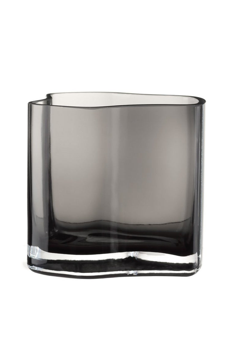 Productfoto Kleine zwarte glazen vaas