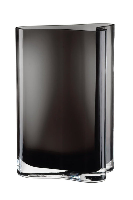 Productfoto zwarte hoge glazen vaas