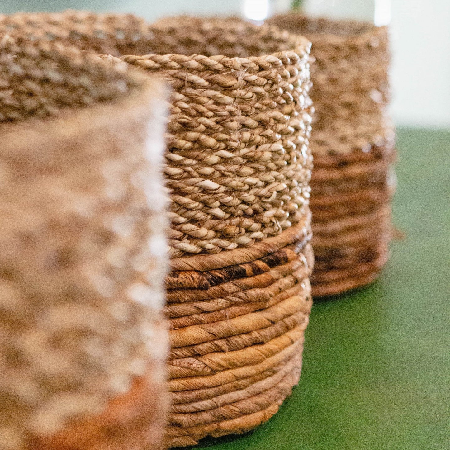 Sfeerfoto Geweven manden Bhinneka closeup detail