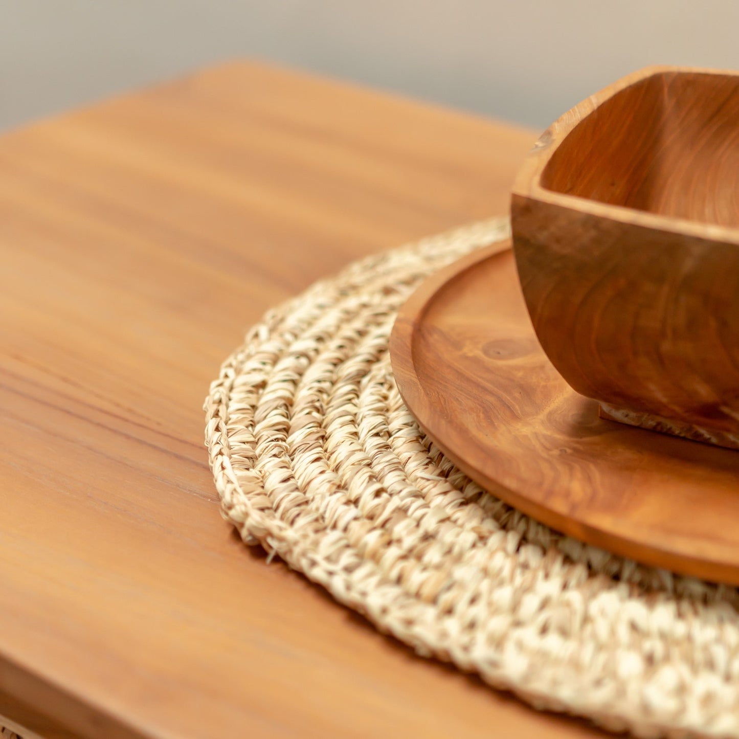 Sfeerfoto Geweven placemat Urup closeup detail