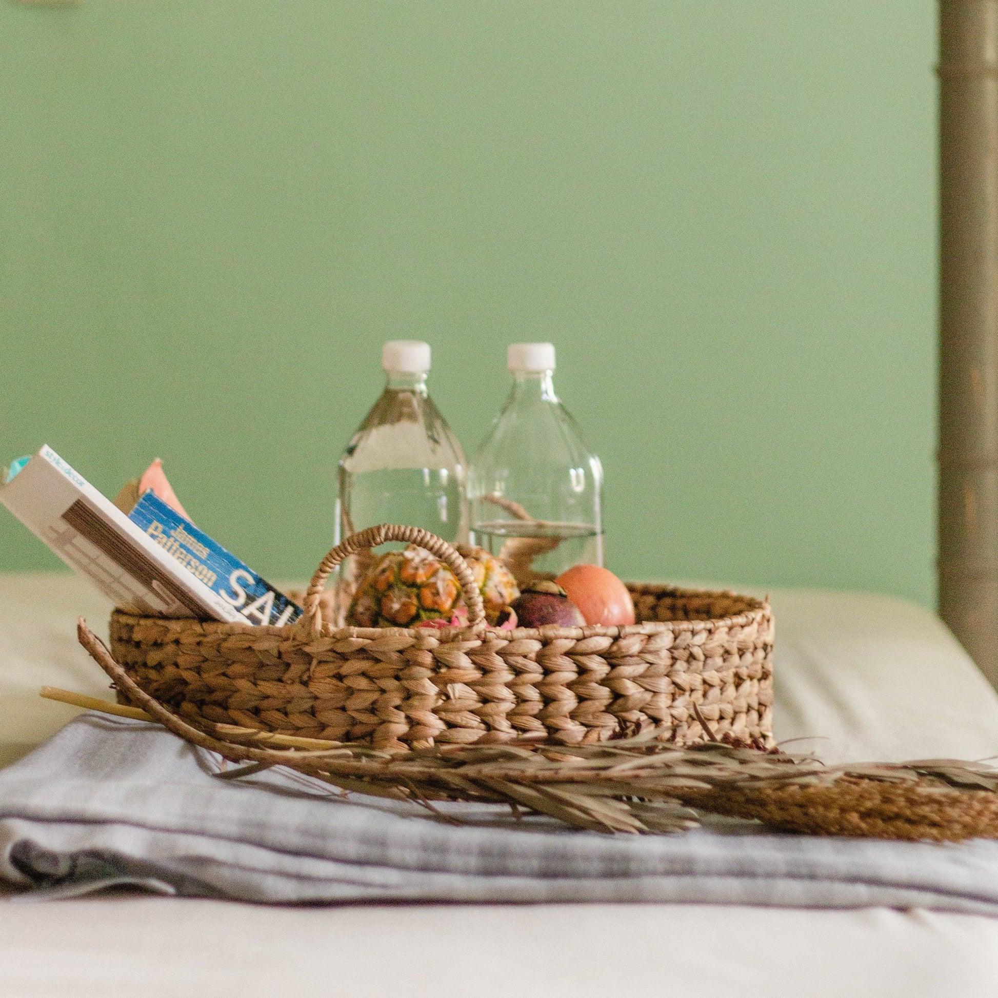 Sfeerfoto Matahari waterhyacinten dienblad