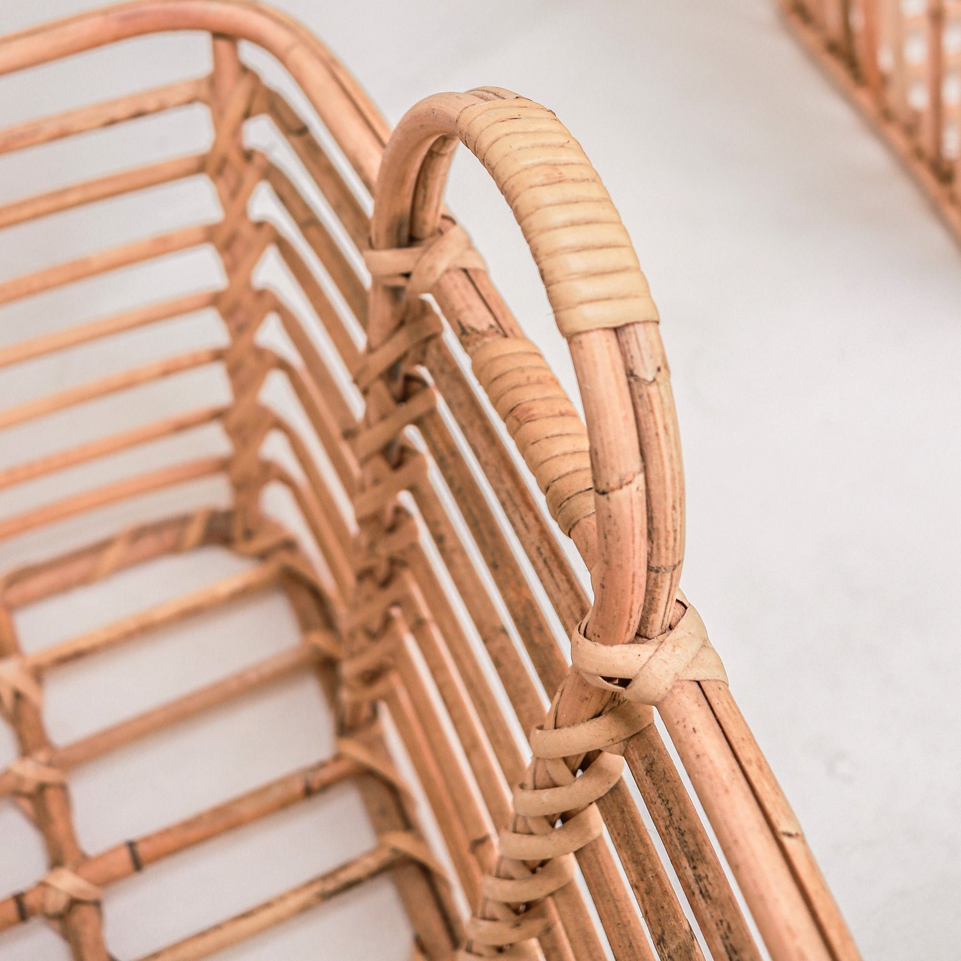 Sfeerfoto Rotan mand Kupang closeup detail