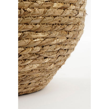 Ronde mand van zeegras met rode rand