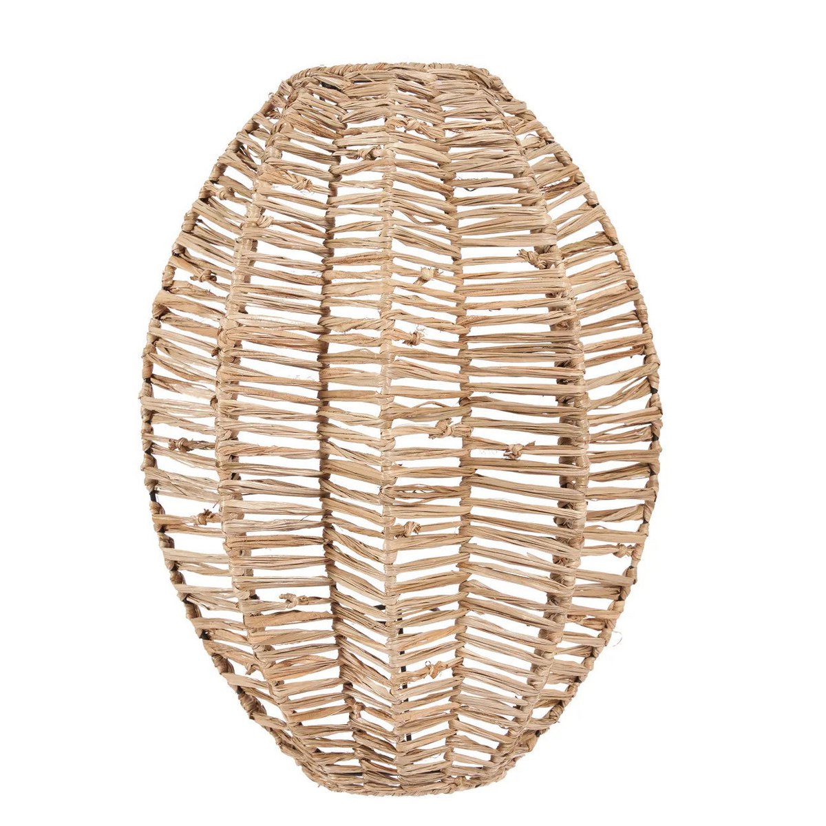 Raffia wandlamp beige 30x40 cm