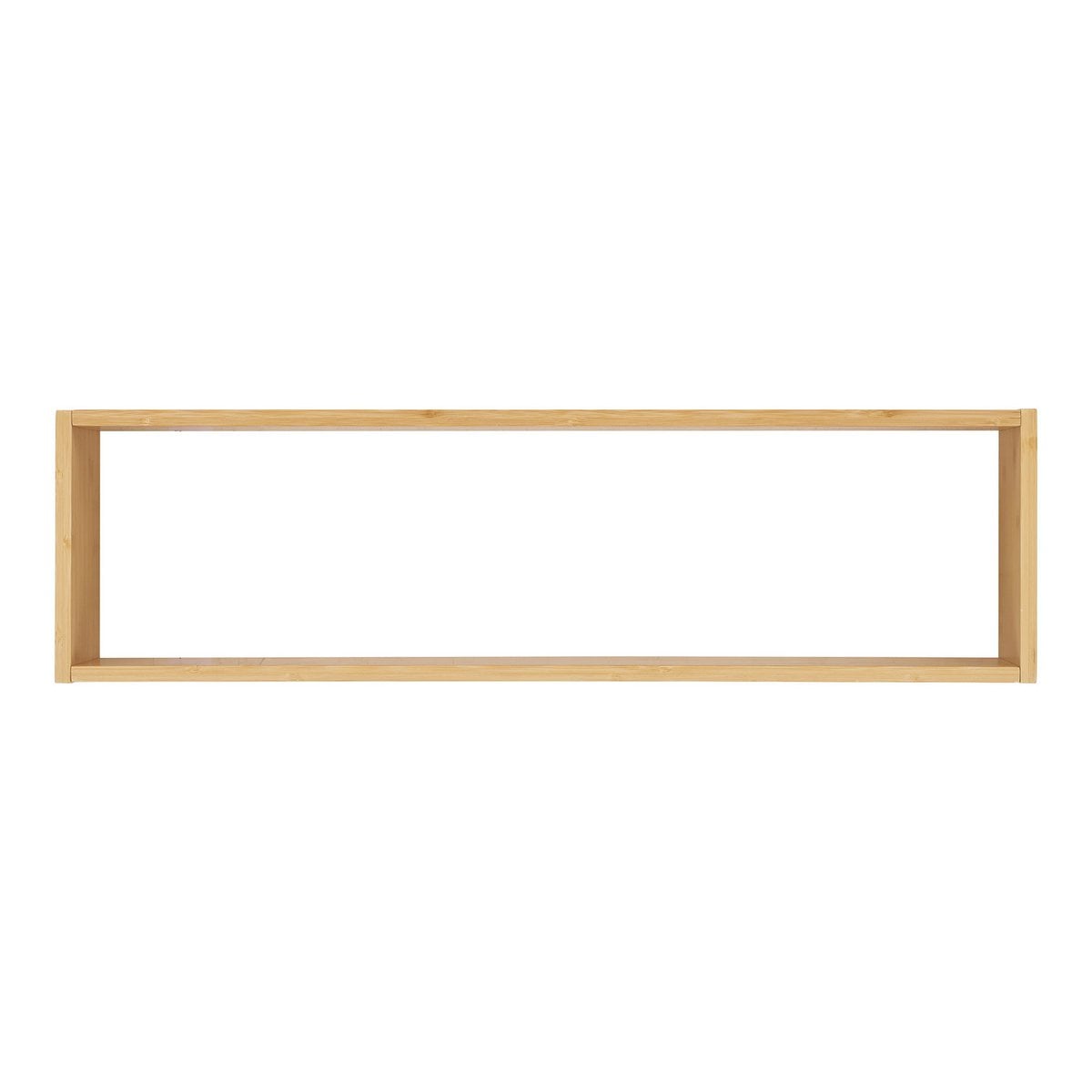 Bamboe wandplank naturel Ember, vooraanzicht