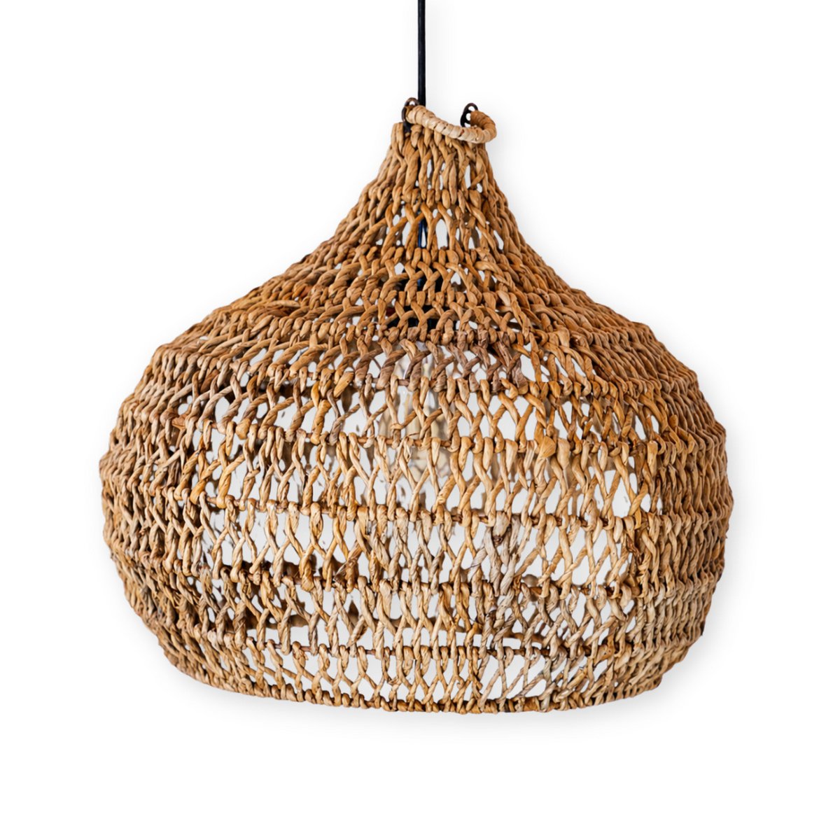 Bananenvezel hanglamp bruin 45 cm Seseh