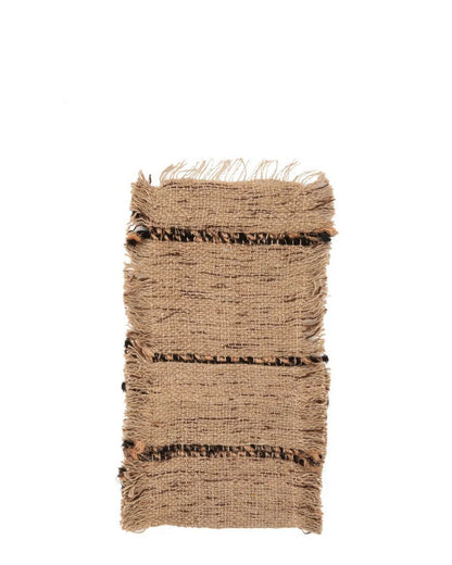 Bestekhouder in zwart beige, staand weergegeven