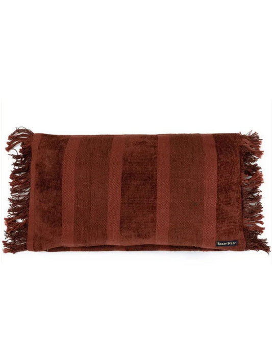 Bordeaux fluwelen kussenhoes Oh My Gee 30x50