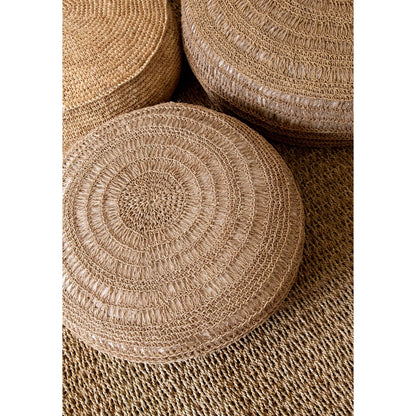 Bruin raffia tapijt 180 X 240 bij raffia manden en poefs