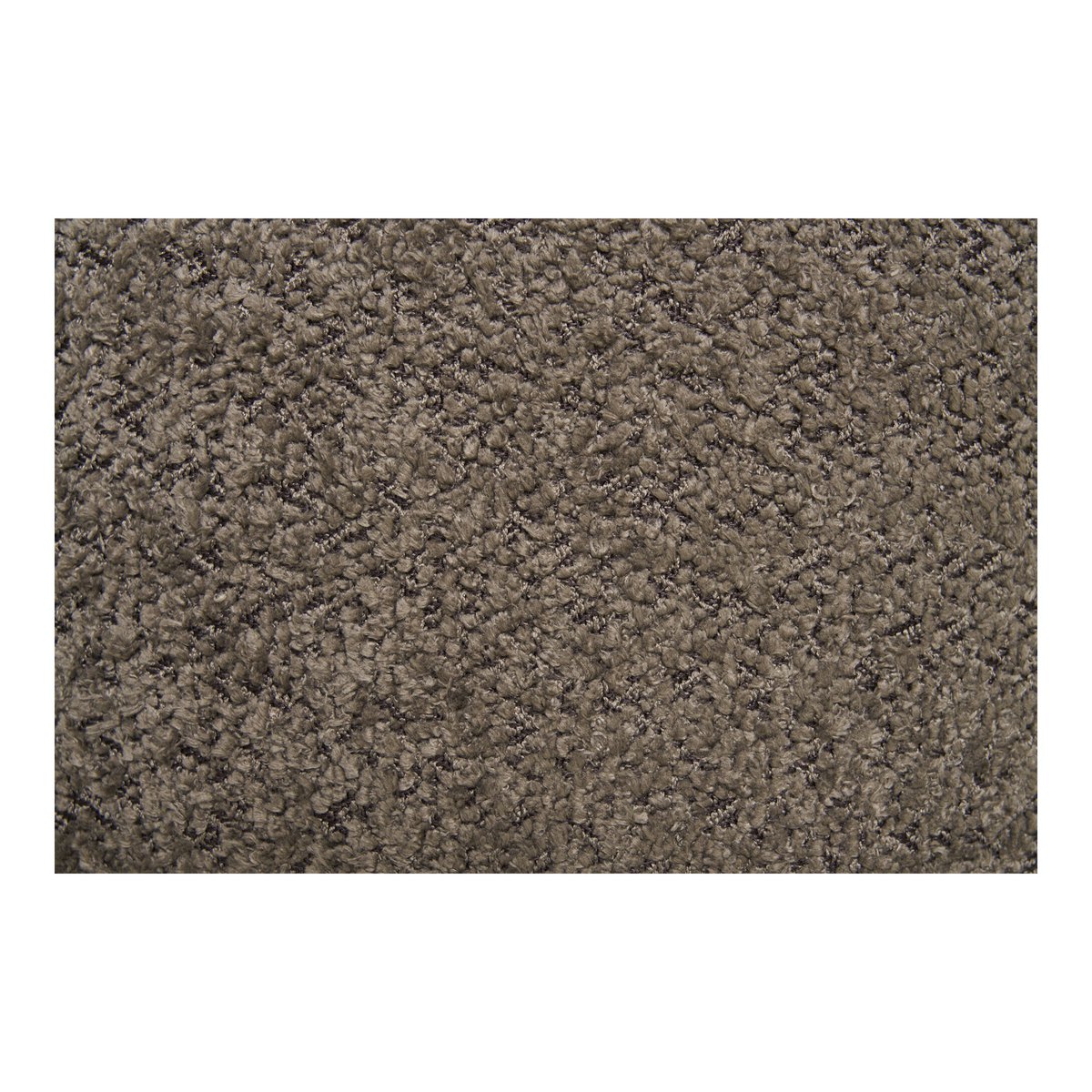 Close-up van bruine bouclé stofstructuur