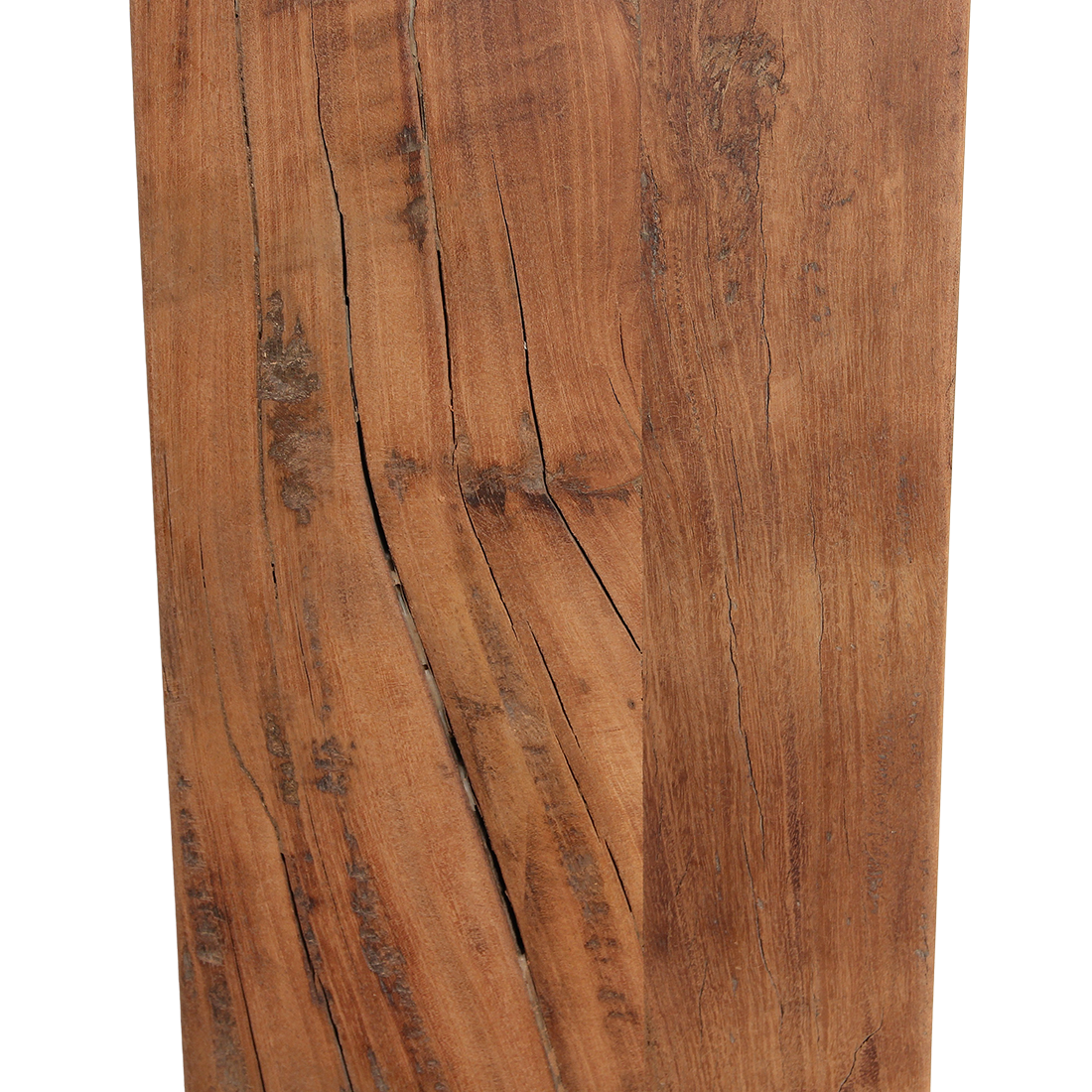 Detail van het materiaal van de houten borrelplank naturel 90 cm Farmwood