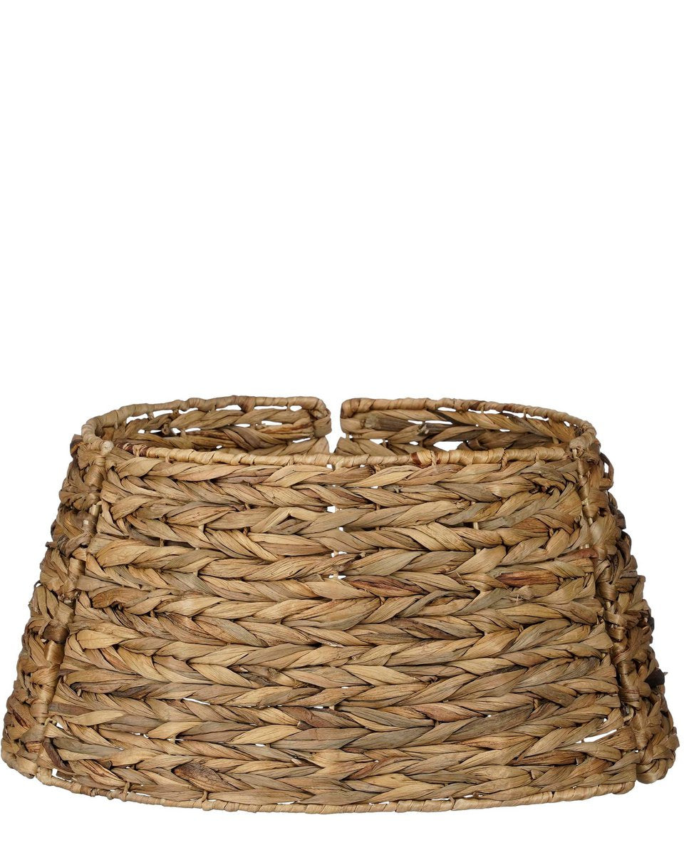 Geweven kerstboomrok van zeegras. Perfect in een boho of beachy sfeer om je interieur landelijk, warm en knus te maken.