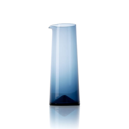 Glazen waterkaraf blauw 26 cm Azure