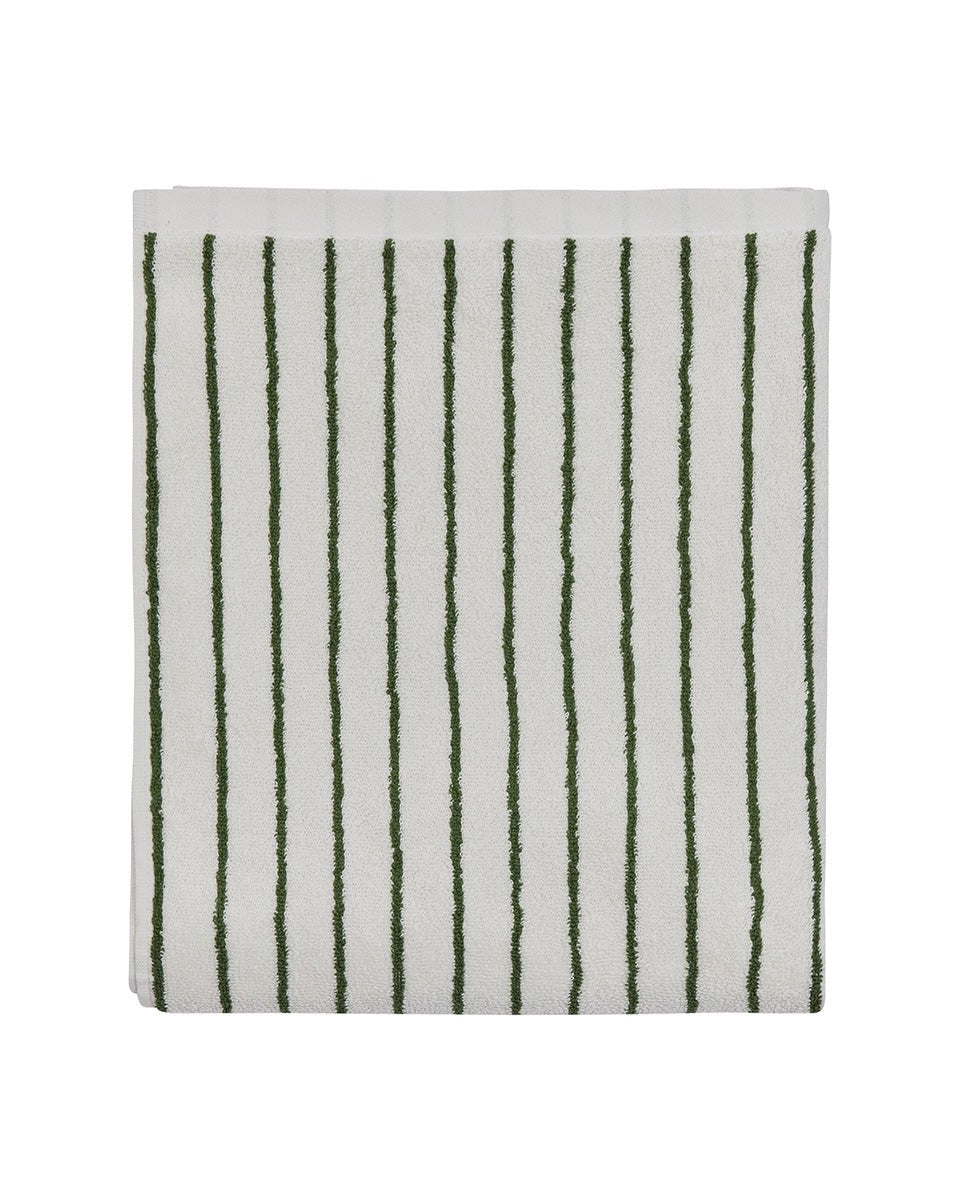 Raita handdoek offwhite 70x140 plat neergelegd