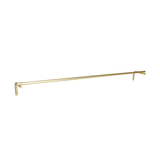 Handdoekrek badkamer goud voor aan de muur 74 cm Pienie op wit achtergrond