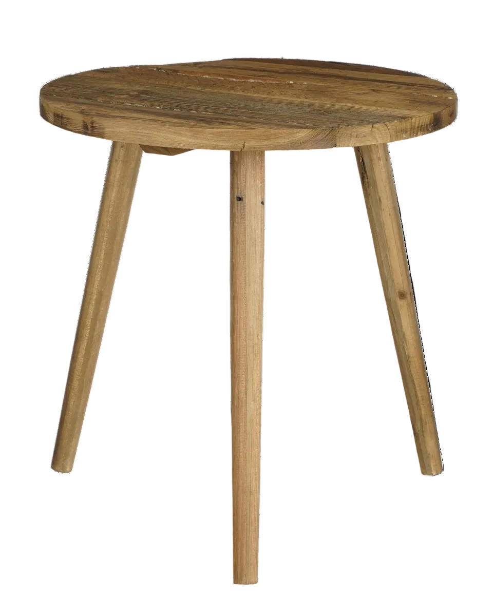Houten bijzettafel Bold op wit achtergrond