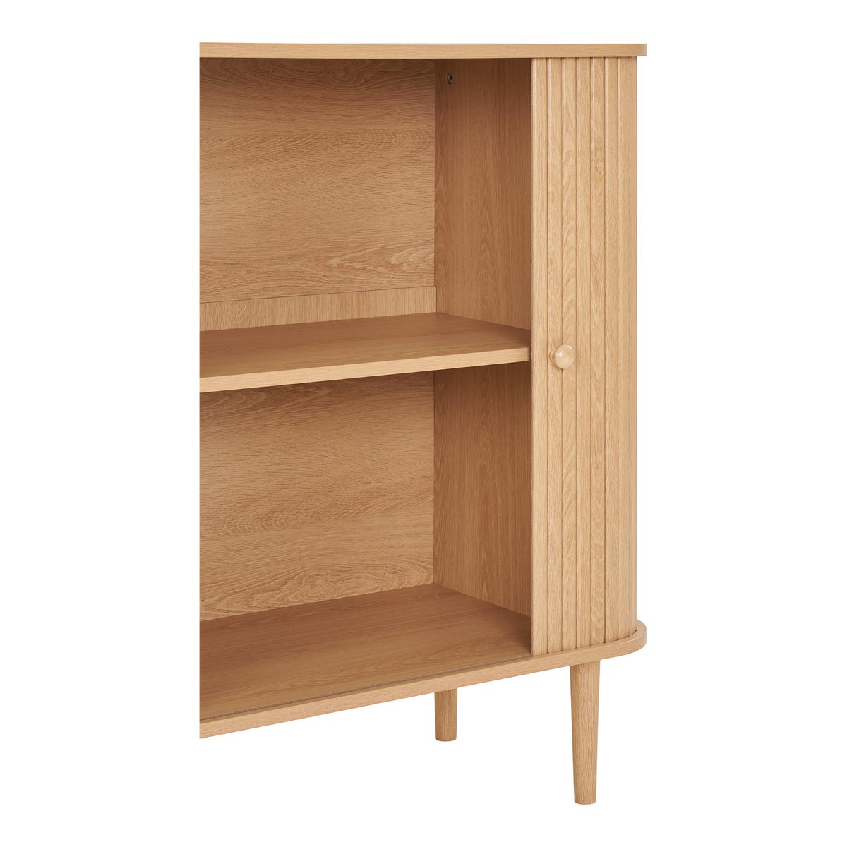 Opengeklapt Nikko sideboard met zichtbare opbergruimte