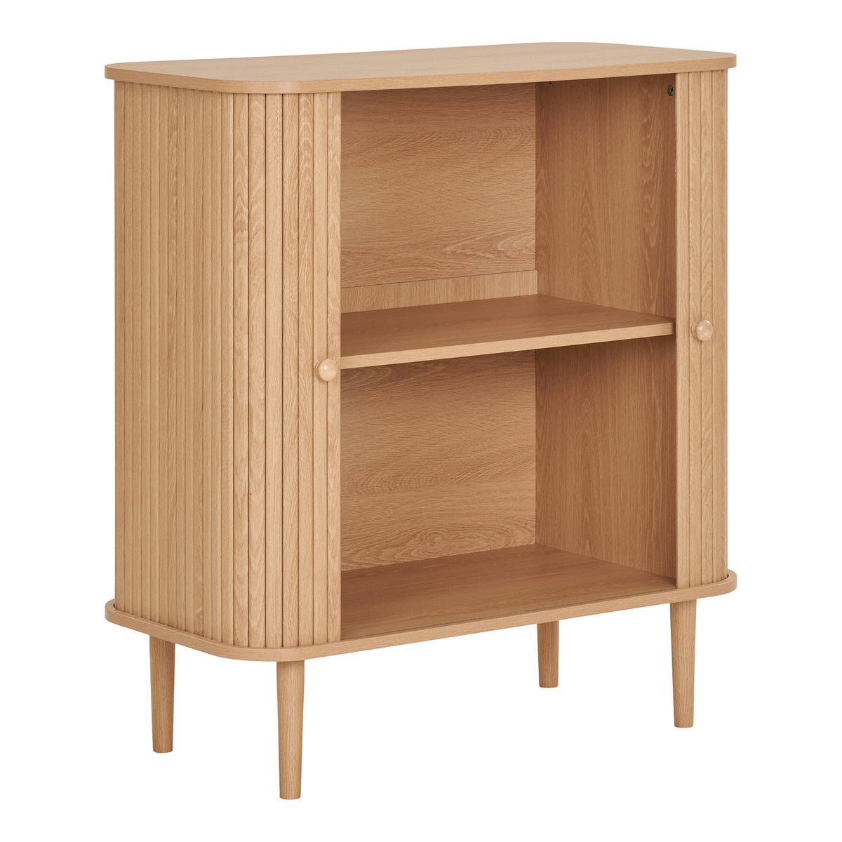 Opengeklapt Nikko sideboard met zichtbare opbergruimte