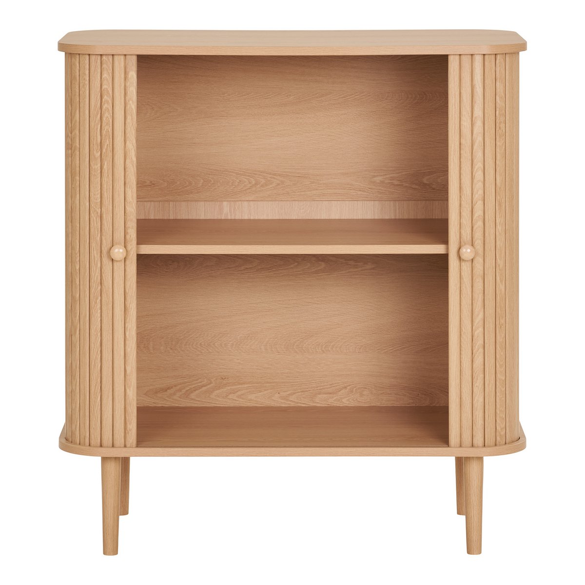 Opengeklapt Nikko sideboard met zichtbare opbergruimte