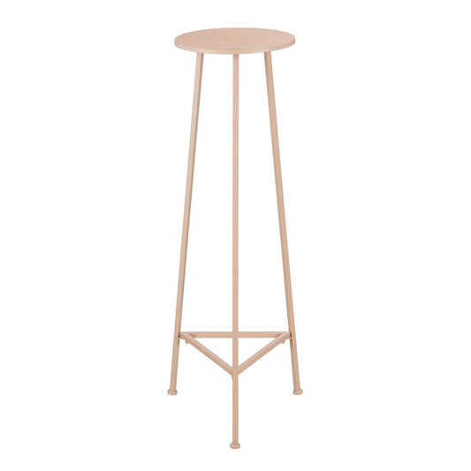 IJzeren plantentafel roze hoog 120 cm Adine