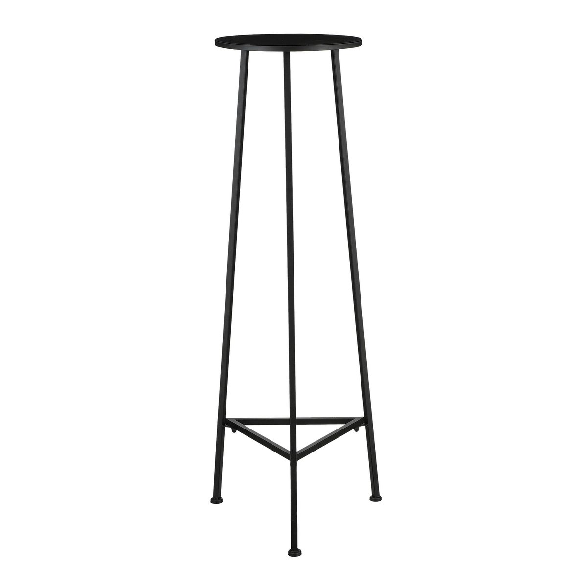 IJzeren plantentafel zwart hoog 120 cm Adine