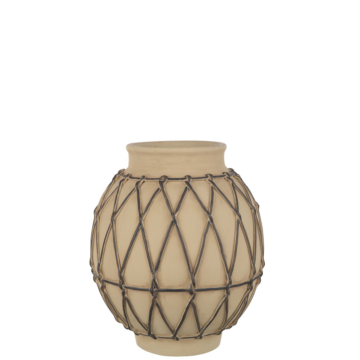 J-Line bloempot cement beige Berber