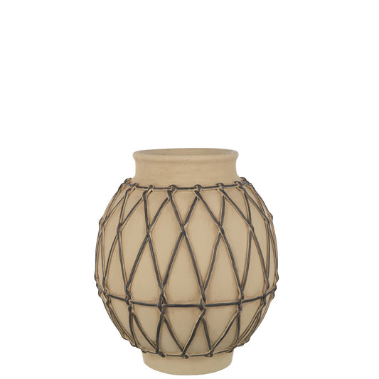 J-Line bloempot cement beige Berber