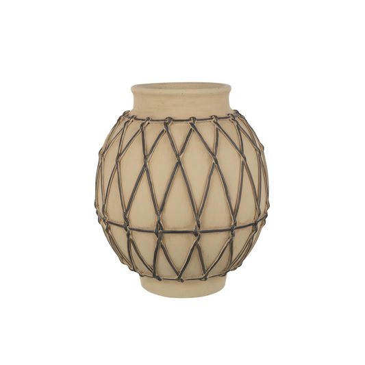 J-Line bloempot cement beige Berber