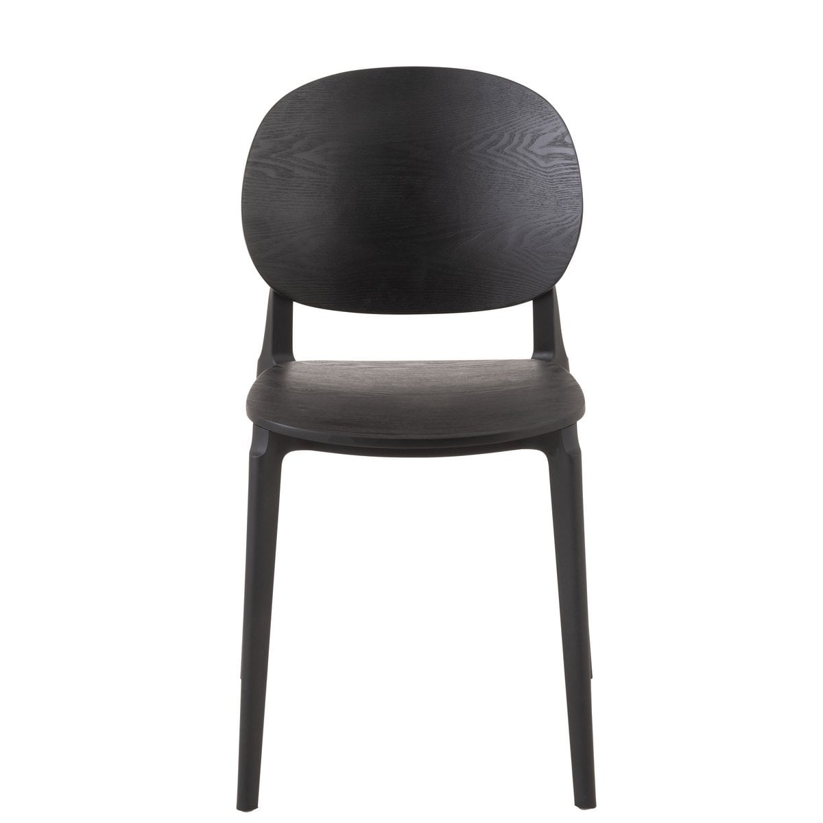 J-Line eetkamerstoel zwart Basic