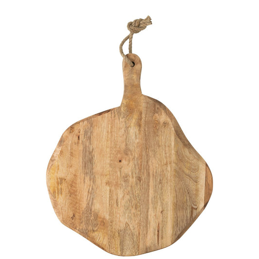 J-Line houten borrelplank 47,5 cm vooraanzicht