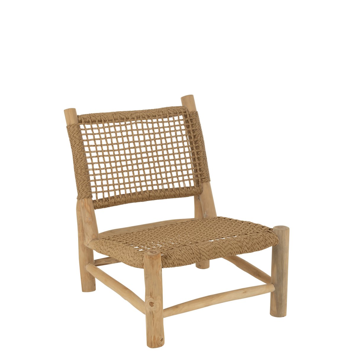 J-Line tuinstoel hout naturel 85 cm Vita