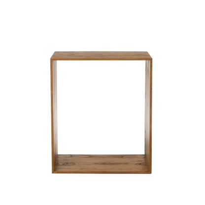 J-Line wandrek hout bruin Kubus