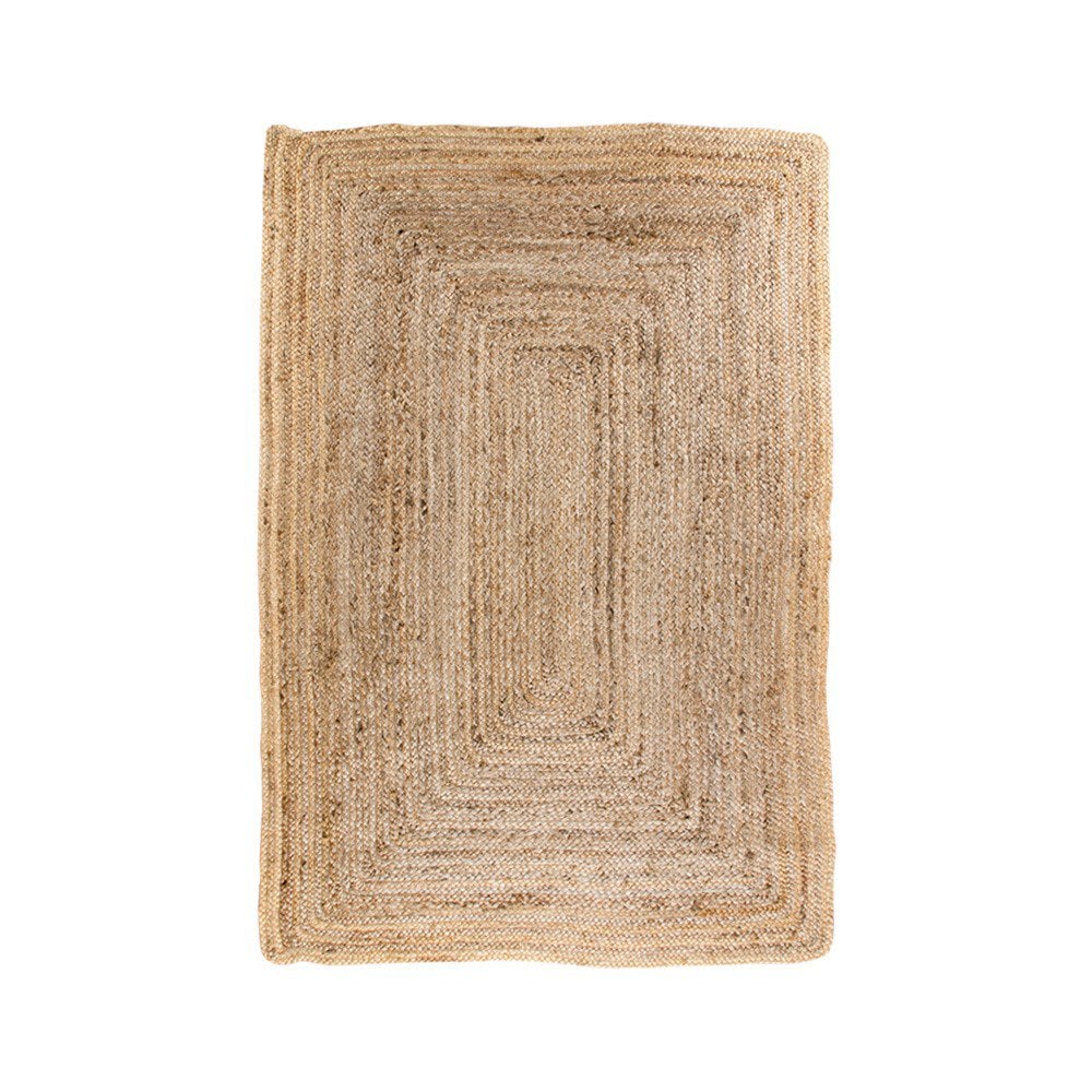 Jute vloerkleed naturel gevlochten Bombay