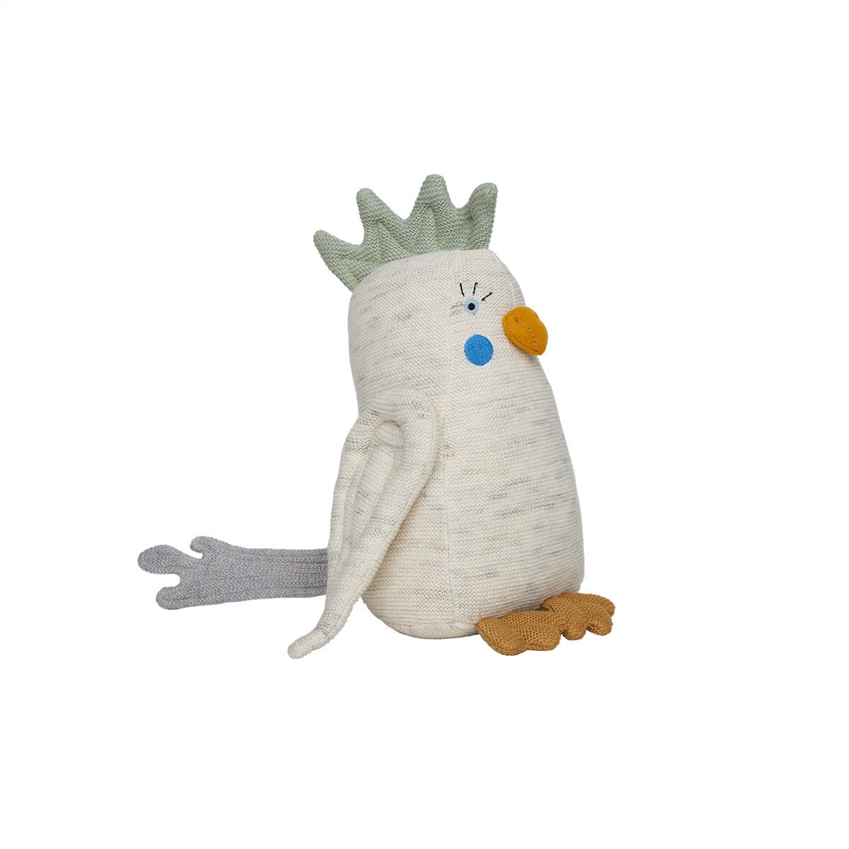Knuffel vogel Kai de parkiet