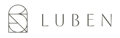 Het logo van Luben met daaarnaast de naam