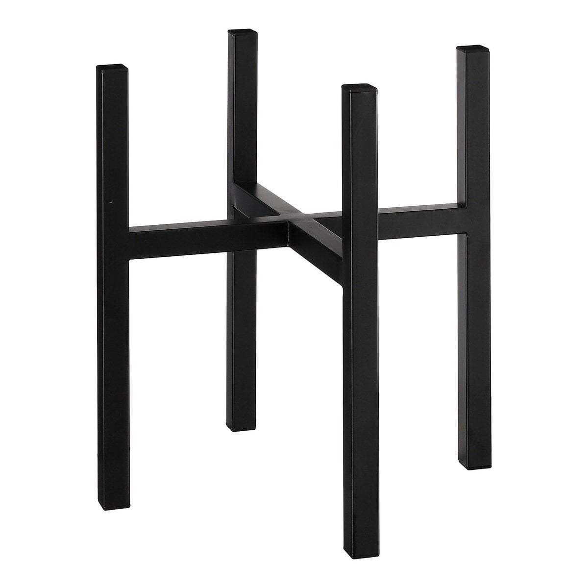 Metalen plantenstandaard zwart 39,5 cm Ascot