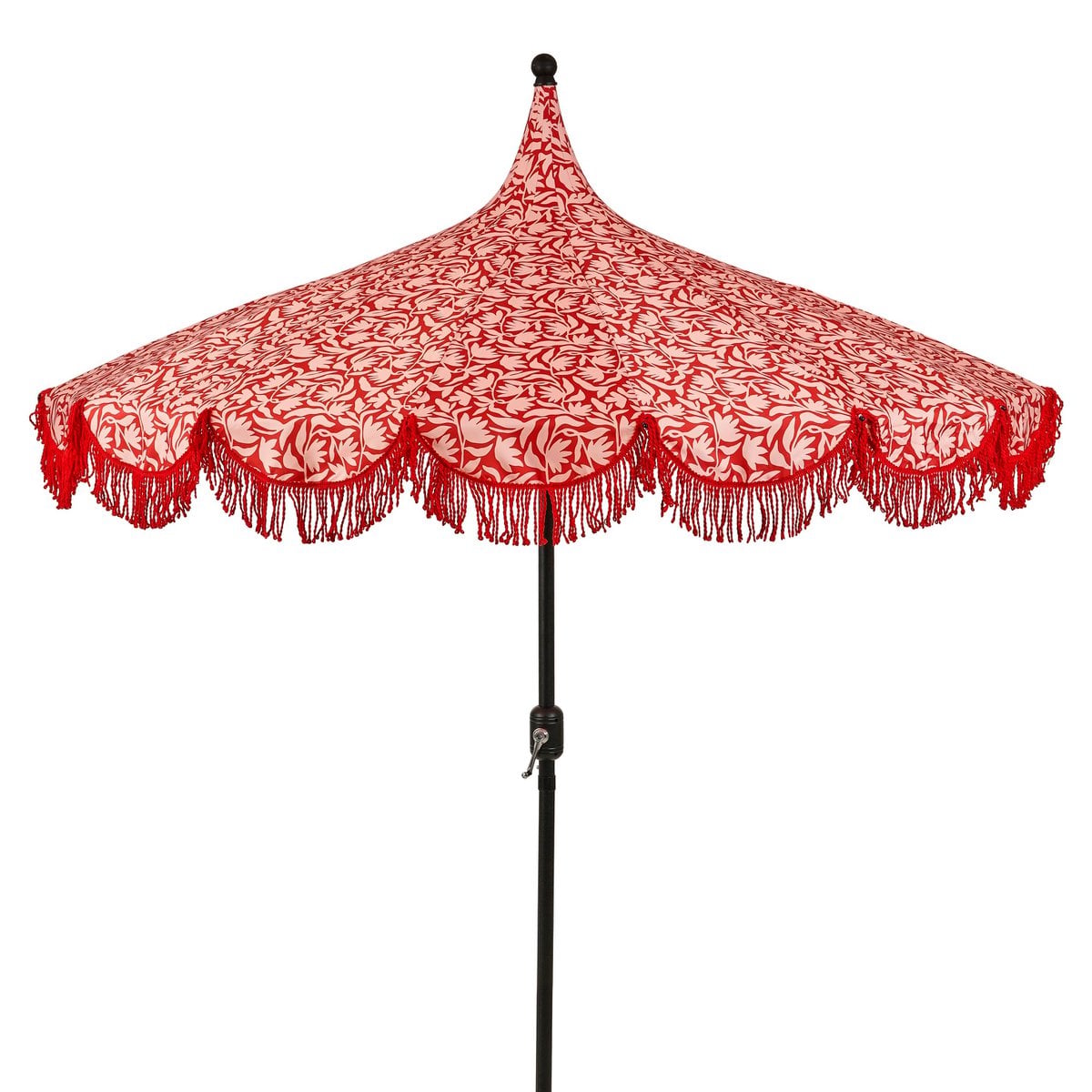 Parasol met franjes rood 238 cm Kelly