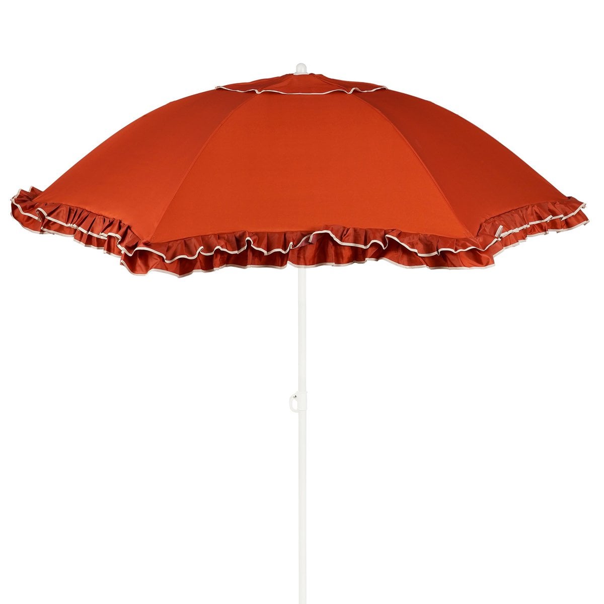 Parasol terra met franjes en kantelfunctie 195 cm