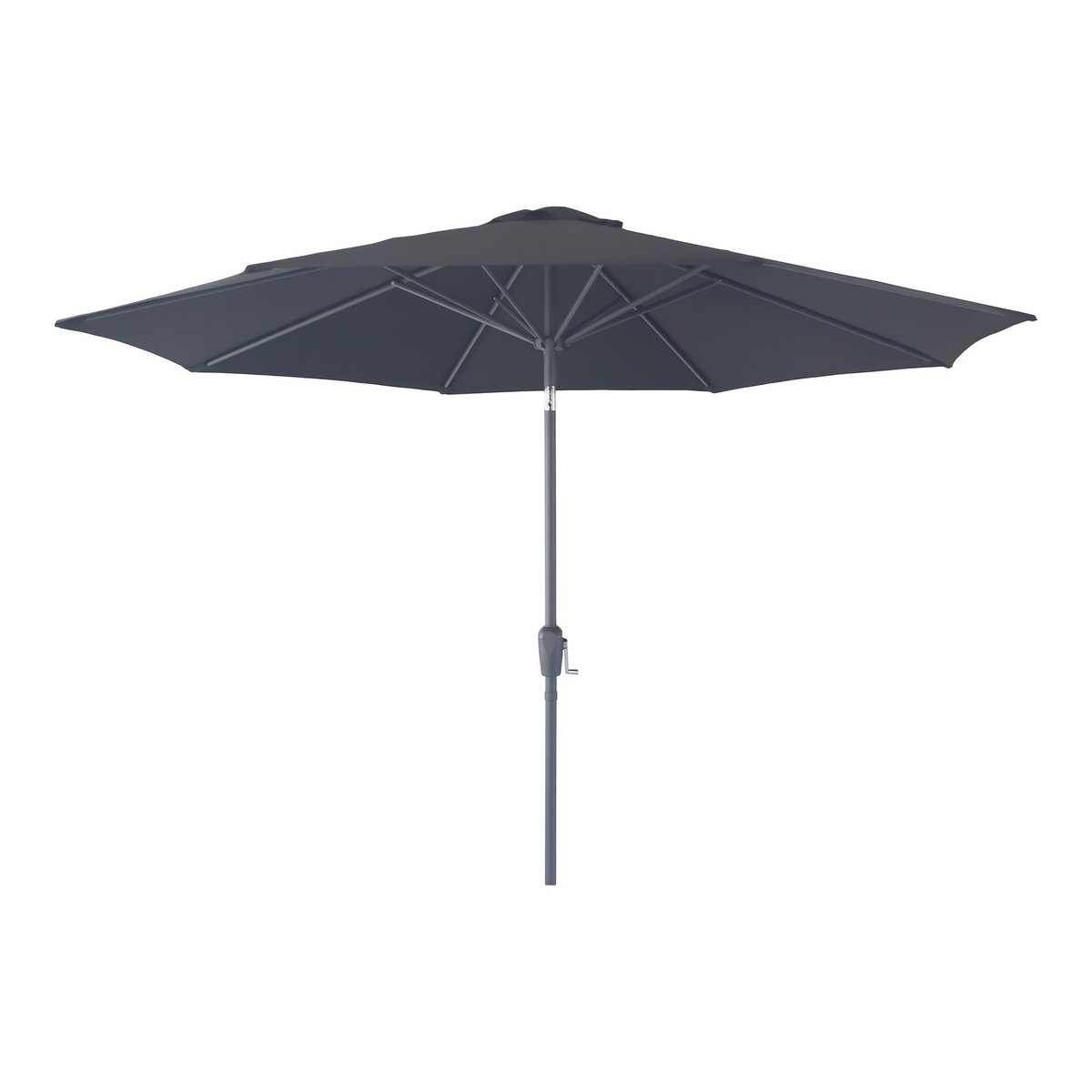 Parasol zwart met kantelfunctie 243 cm