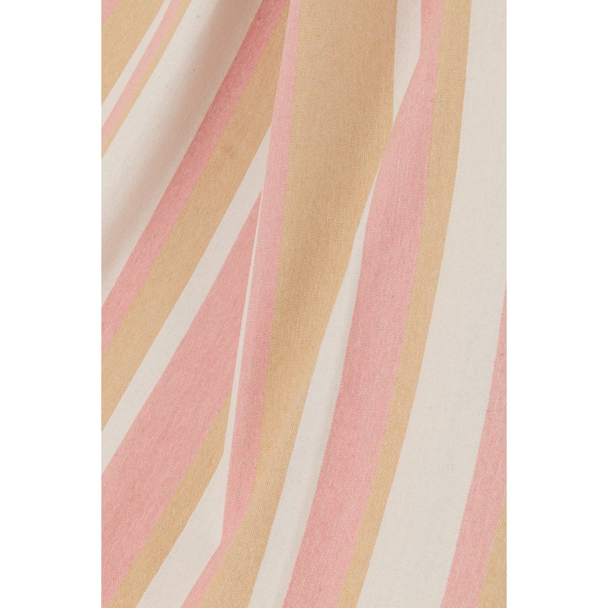 Patroon van de J-Line hangmat katoen beige gestreept 200 cm