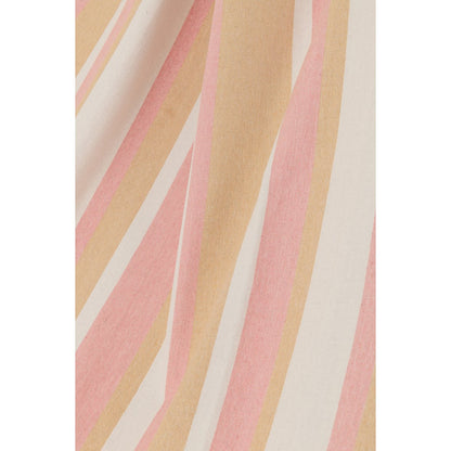 Patroon van de J-Line hangmat katoen beige gestreept 200 cm