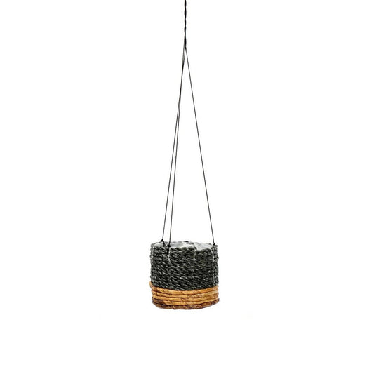 Plantenhanger bananenblad zwart 11 cm