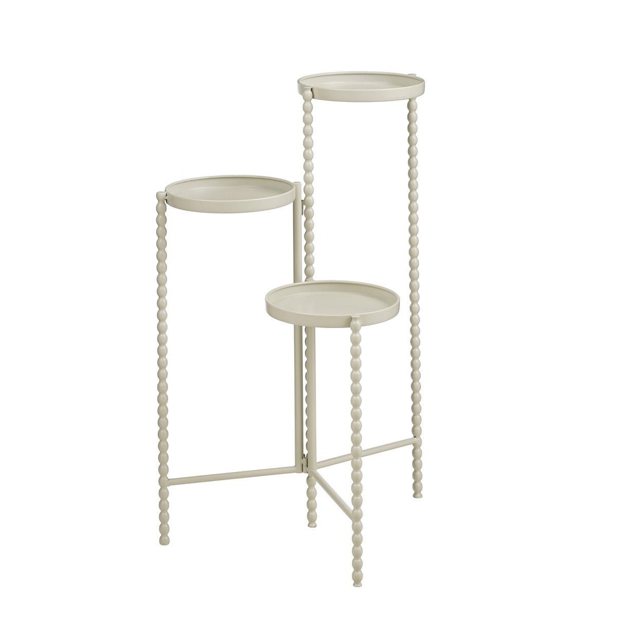Plantenstandaard metaal wit 70 cm Salvo